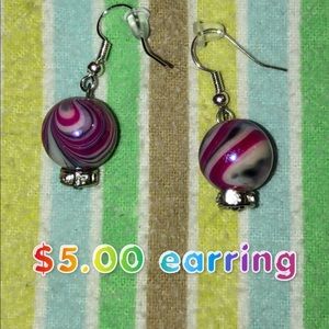 Pink ombré earrings